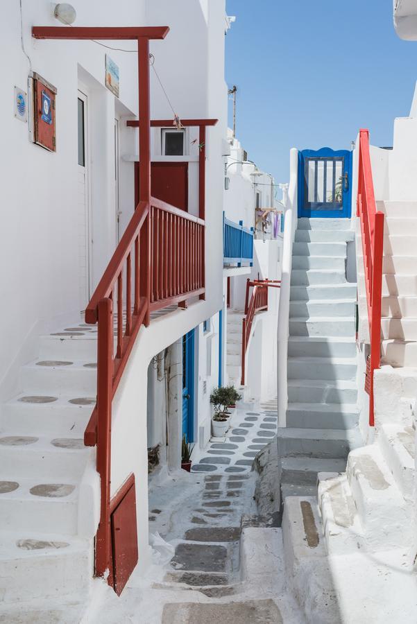 White And Grey Chora Apartment Mykonos Town Екстериор снимка