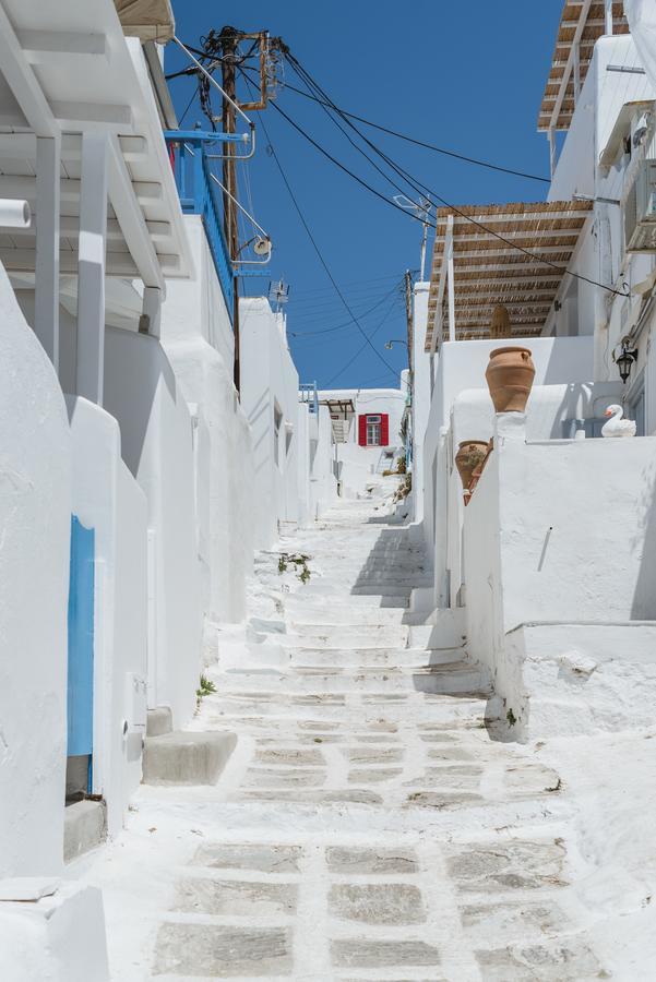 White And Grey Chora Apartment Mykonos Town Екстериор снимка